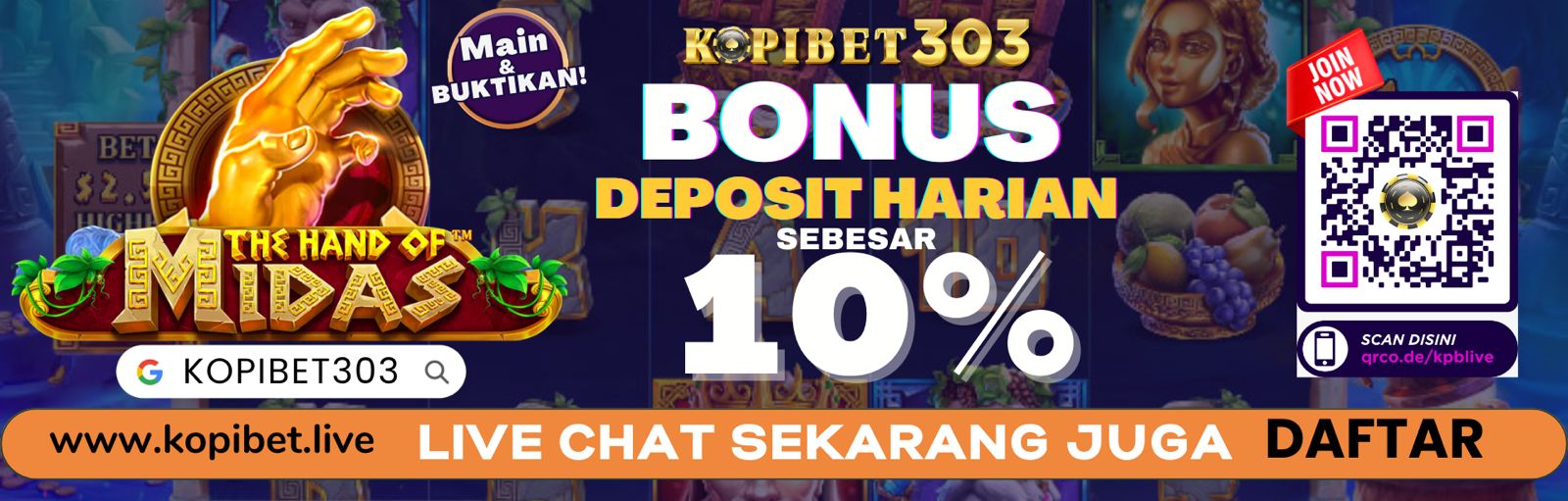 BONUS HARIAN 10%