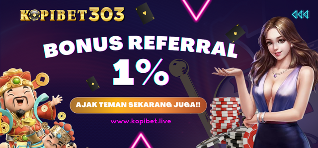 BONUS REFERRAL 1%